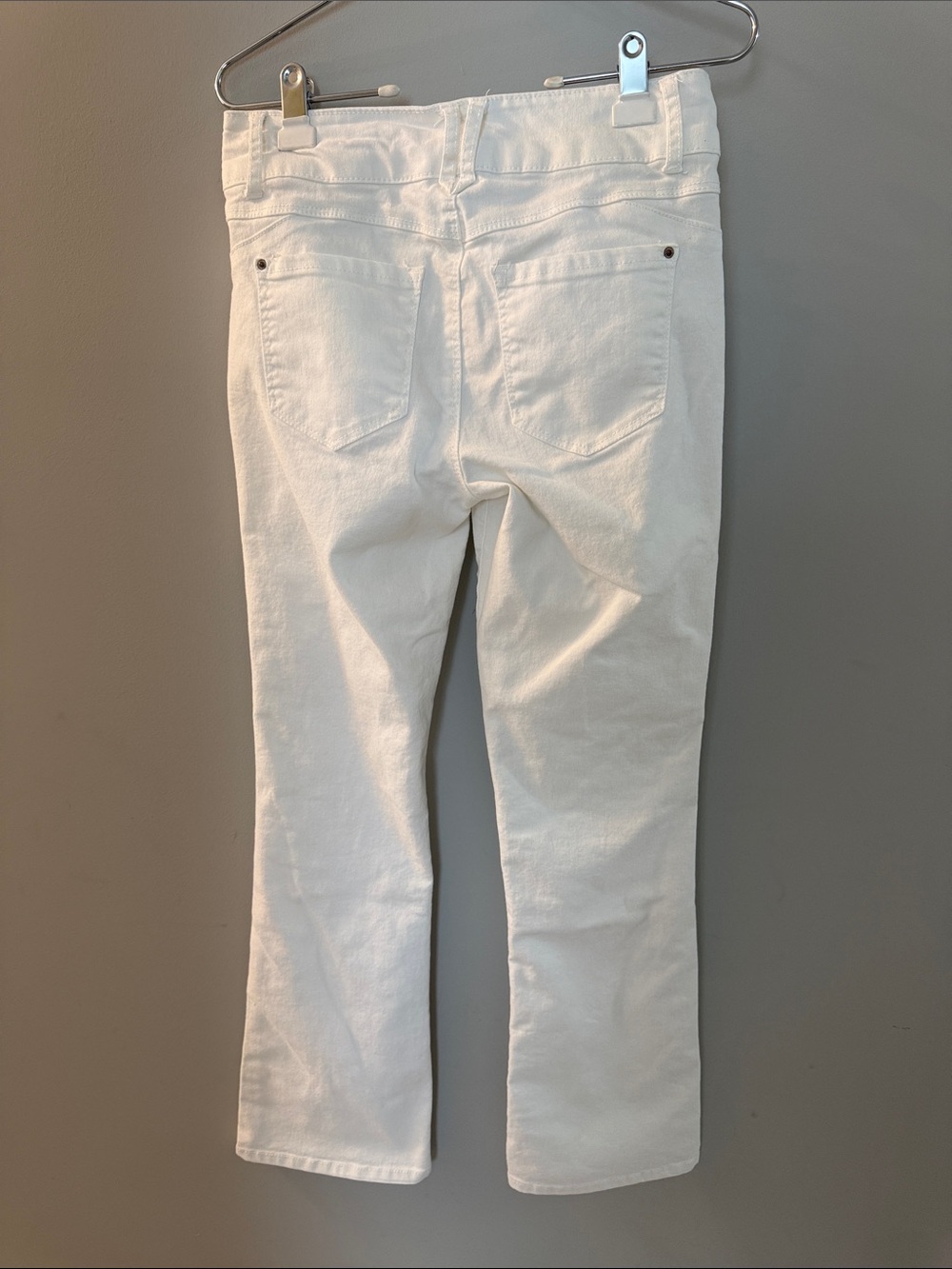 Curve Appeal Curve Creator White High-Rise Boot Jeans — Mid Rise Stretch, 4/27 - Picture 5 of 7